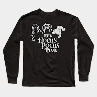 Its Hocus Pocus Time retro Long Sleeve T-Shirt